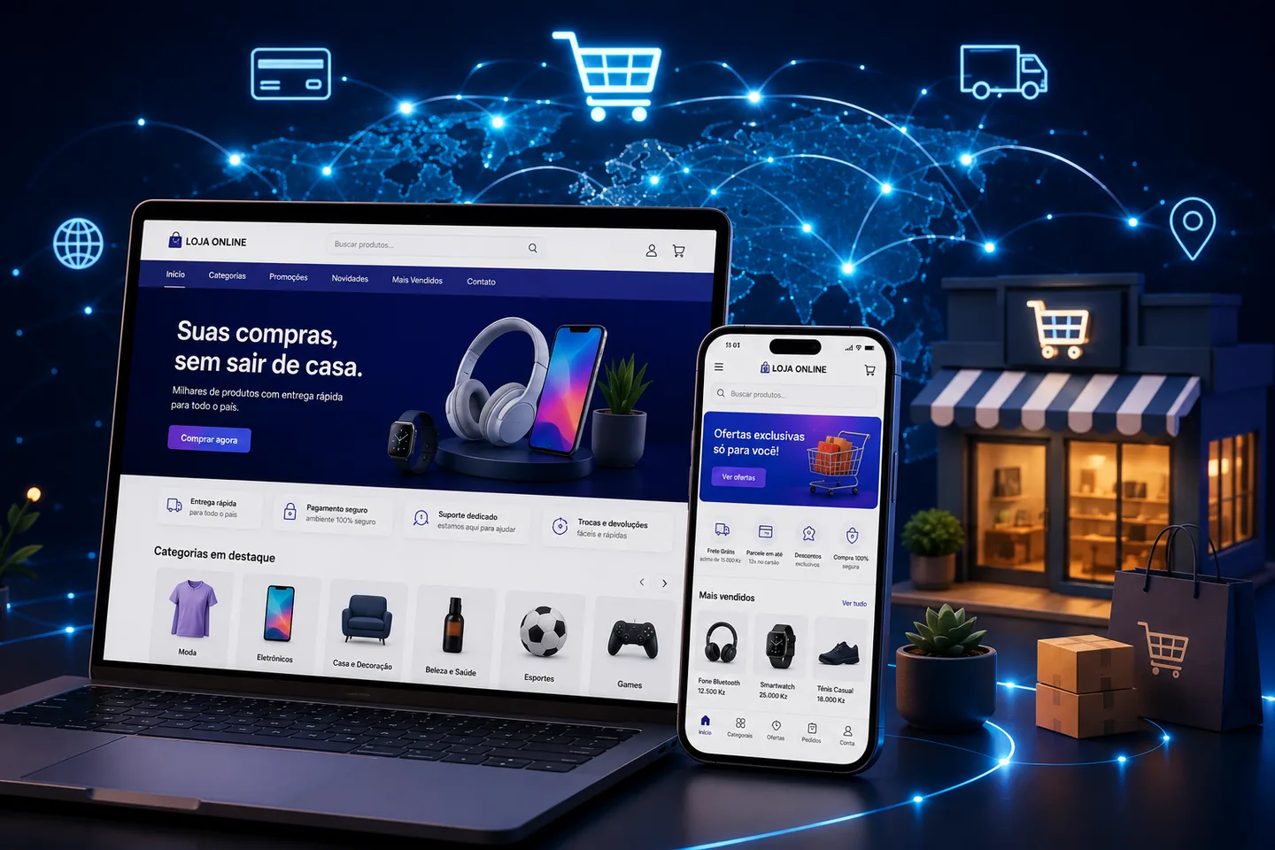 Plataforma de e-commerce angolana