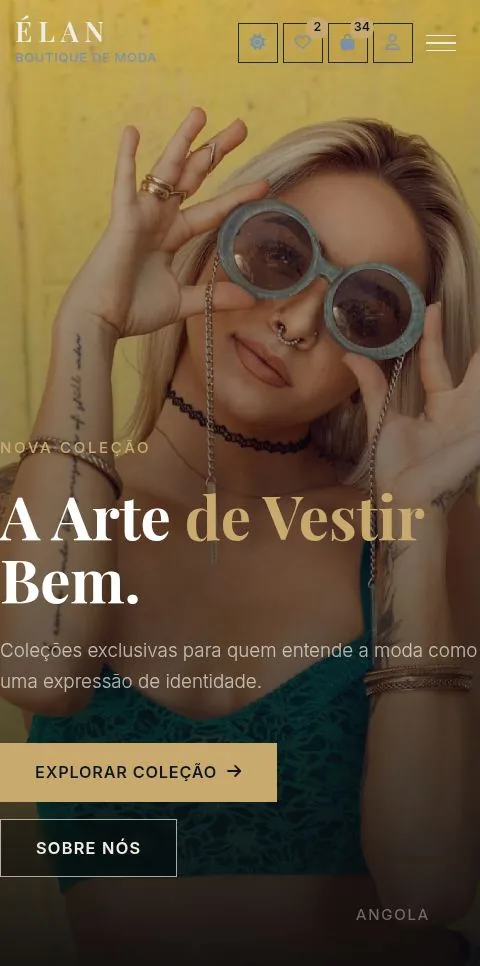 Loja ÉLAN homepage