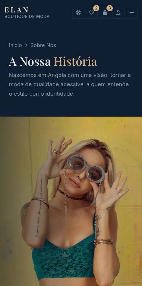 Loja ÉLAN sobre nós
