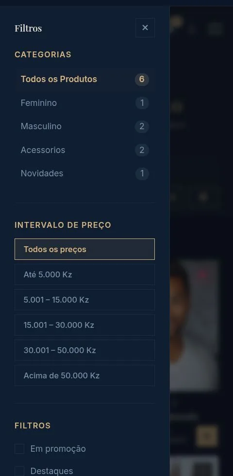 Loja ÉLAN lista desejos